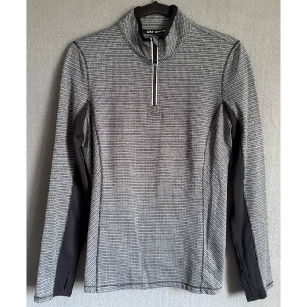 Marc New York Performance Jacket Women‎ Medium Gray 1/4 Zip Pullover Sports